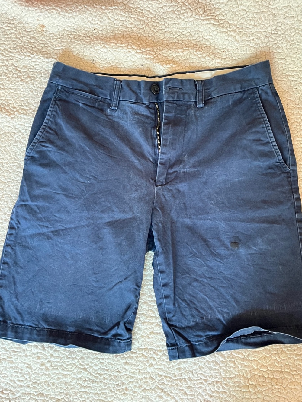 Old Navy Men's Navy Flat-Front Shorts